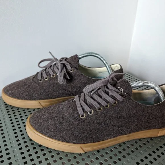 SeaVees / Grayers Hermosa Plimsoll  - Wool Flannel Shoes - Mens Size 9.5 - Picture 4 of 5